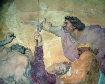 Punishment of the Doctor, Villa Medicea di Careggi (detail) by George Frederick Watts
